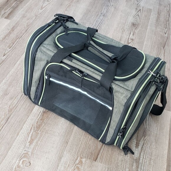 dog carrier Puppycare deluxe pet carrier with hand and shoulder straps - Picture 6 of 16